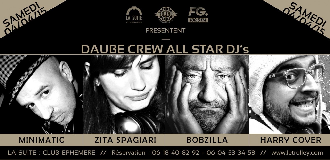 DAUBE CREW ALL STAR DJ'S INVESTIT LA SUITE (BOBZILLA) #TROLLEYBUS